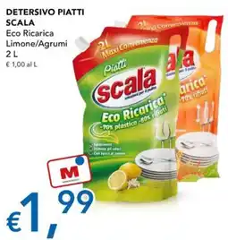 Migross Superstore Detersivo piatti Scala Eco Ricarica Limone/Agrumi offerta