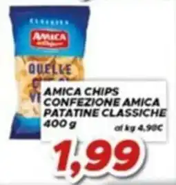 MA Supermercati Amica chips confezione amica patatine classiche offerta