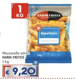 Italy Cash Mozzarella sticks FARM FRITES offerta