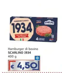 Italy Cash Hamburger di bovino SCARLINO 1934 offerta
