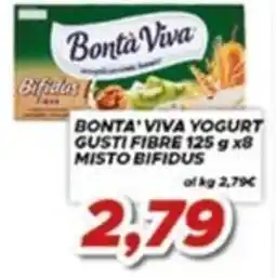 MA Supermercati Bonta' Viva Yogurt Gusti Fibre Misto Bifidus offerta