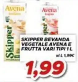 MA Supermercati Skipper bevanda vegetale avena e frutta offerta