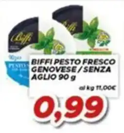 MA Supermercati Biffi pesto fresco genovese senza aglio offerta