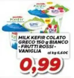 MA Supermercati Milk Kefir Colato Greco Bianco - Frutti Rossi - Vaniglia offerta