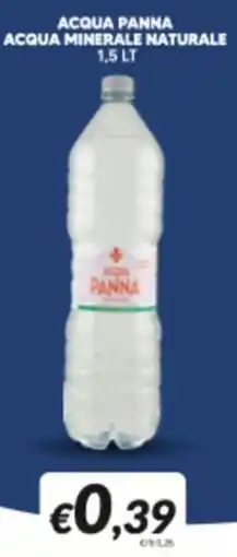 Supermercati Visotto Acqua Panna acqua minerale naturale offerta