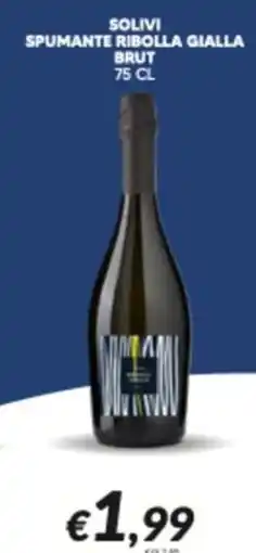 Supermercati Visotto Solivi spumante ribolla gialla brut offerta
