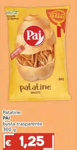 Italy Cash Patatine PAI offerta
