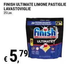 Tre Valli Supermercato Finish Ultimate pastiglie lavastoviglie offerta