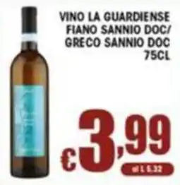 Sacoph Vino la guardiense offerta