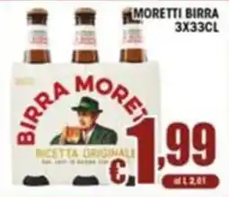 Sacoph Birra Moretti offerta