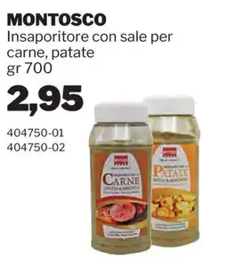 GrosMarket Montosco insaporitore con sale per carne, patate offerta