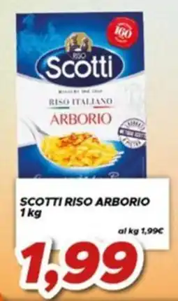 MA Supermercati Scotti riso arborio offerta