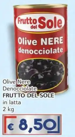 Italy Cash Olive Nere Denocciolate Frutto del Sole offerta