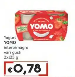 Italy Cash Yogurt YOMO offerta