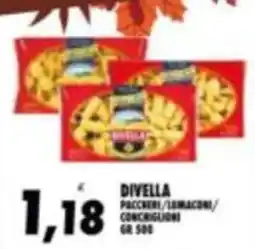 Compri Meglio Divella paccheri/limacconi/conchiglioni offerta