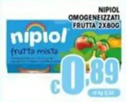Sacoph Nipiol frutta mista offerta