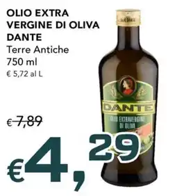 Migross Supermercati e Market Olio extra vergine di oliva Dante Terre Antiche offerta