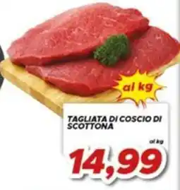 MA Supermercati Tagliata di coscio di scottona offerta