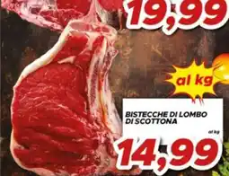 MA Supermercati Bistecche di lombo di scottone offerta