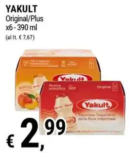Tre Valli Supermercato Yakult Original/Plus offerta