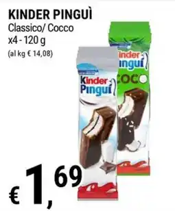 Tre Valli Supermercato Kinder Pinguì Classico offerta