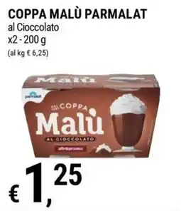 Tre Valli Supermercato Coppa Malù al Cioccolato offerta