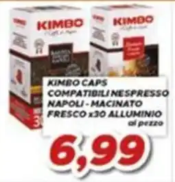 MA Supermercati Kimbo Caps compatibili Nespresso offerta