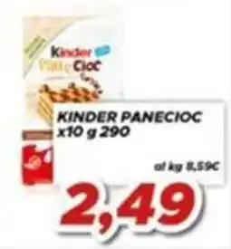 MA Supermercati Kinder Panecioc offerta