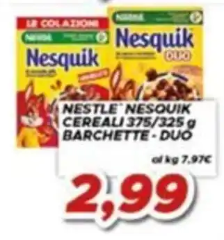 MA Supermercati Nestlé Nesquik cereali offerta