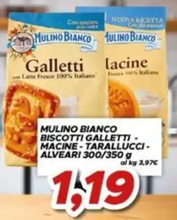 MA Supermercati Mulino Bianco biscotti galletti - macine - tarallucci - alveari offerta