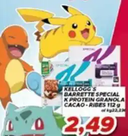 MA Supermercati Kellogg's Barrette Special K Protein Granola Cacao offerta
