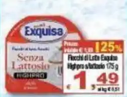 CTS Supermercati Focchi di Latte Exquisa Highpro s/lattosio offerta