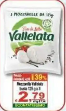 CTS Supermercati Mozzarella Vallelata offerta