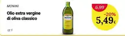 Re Mercato Lucrezia Monini Olio extra vergine di oliva classico offerta