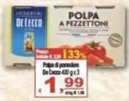 CTS Supermercati Polpa di pomodoro De Cecco offerta