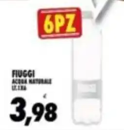 Compri Meglio Fiuggi acqua naturale offerta