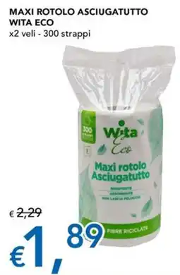 Migross Supermercati e Market Maxi rotolo asciugatutto Wita Eco offerta