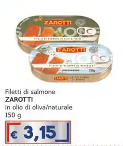 Italy Cash Filetti di salmone ZAROTTI offerta