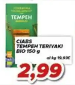 MA Supermercati Ciabs tempeh teriyaki bio offerta