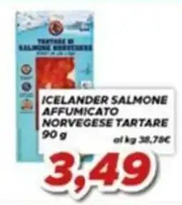 MA Supermercati Icelander salmone affumicato norvegese tartare offerta