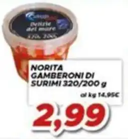 MA Supermercati Norita gamberoni di surimi offerta