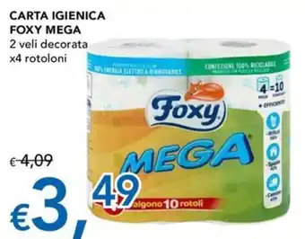 Carta igienica Foxy Mega