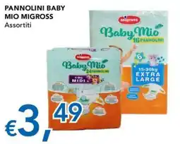 Migross Supermercati e Market Pannolini baby mio migross offerta