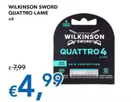 Migross Supermercati e Market Wilkinson Sword Quattro Lame offerta
