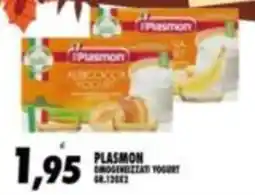 Compri Meglio Plasmon omogeneizzati yogurt offerta