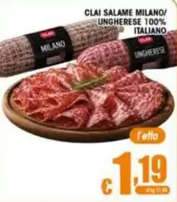 Sacoph Clai salame milano/ungherese offerta