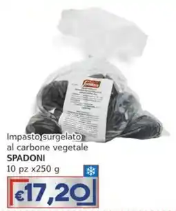 Italy Cash Impasto surgelato al carbone vegetale SPADONI offerta