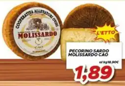 MA Supermercati Pecorino sardo Molissardo CAO offerta