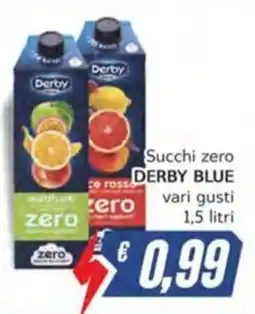Italy Cash Succhi zero Derby Blue offerta