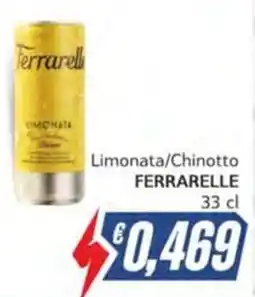 Italy Cash Limonata/Chinotto Ferrarelle offerta
